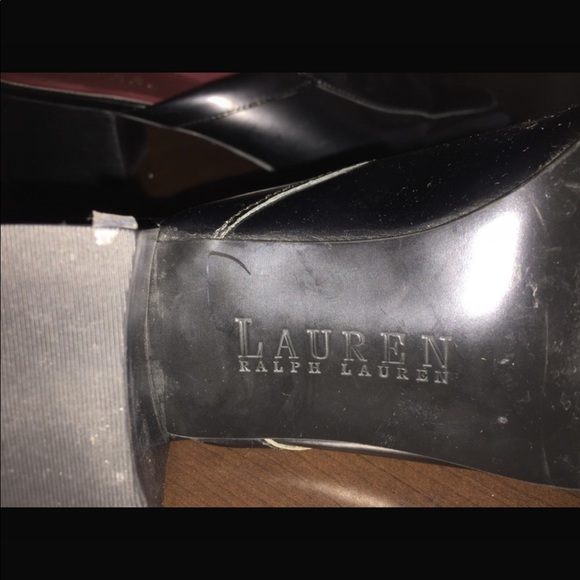Lauren Ralph Lauren Slide Mules Black Exterior - Picture 3 of 5